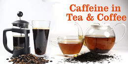 Caffeine in Tea and Coffee