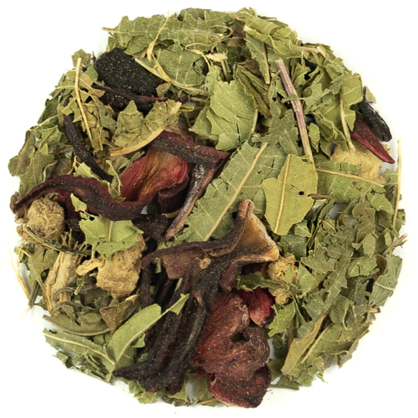 Lemon Verbena Hibiscus and Ginger Tea