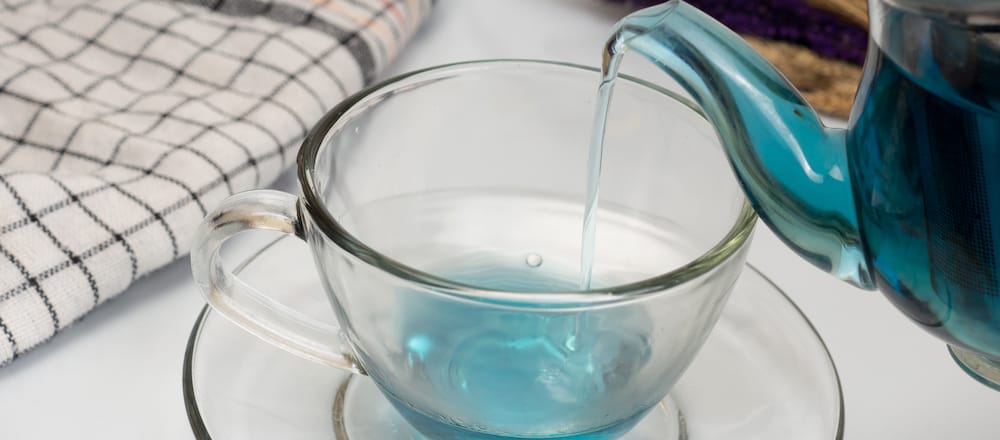 Do you add milk to Blue Tea?