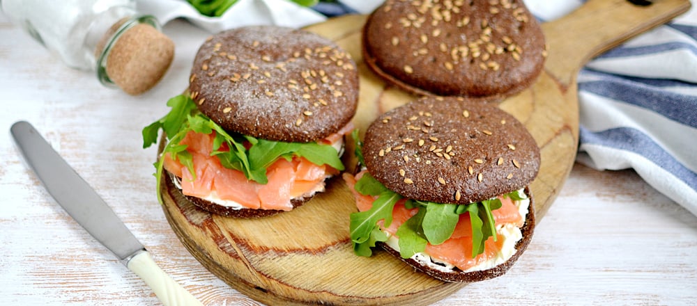 Smoked Salmon Sandwiches for Afternoon Tea