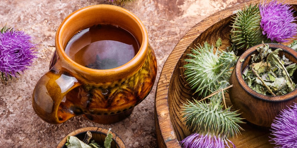 Milk Thistle Tea for Hair Health